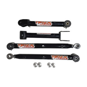1-1/2 mild steel rear lower control arms single adjust and non adjust uppers kit