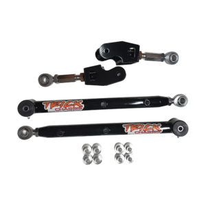 1-1/2 mild steel rear lower control arms single adjustable and poly double adjustable uppers
