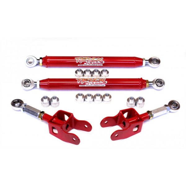 1-5/8 Chromoly Rear Lower Control Arms & Double Adjustable Uppers