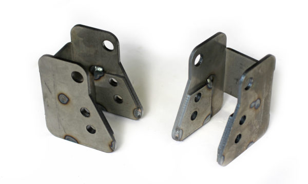 Two relocation brackets