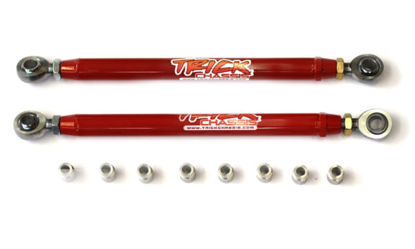 red 1-1/2" DOM double adjustable rod ends